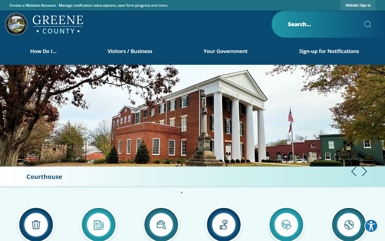 Greene County court records official county homepage