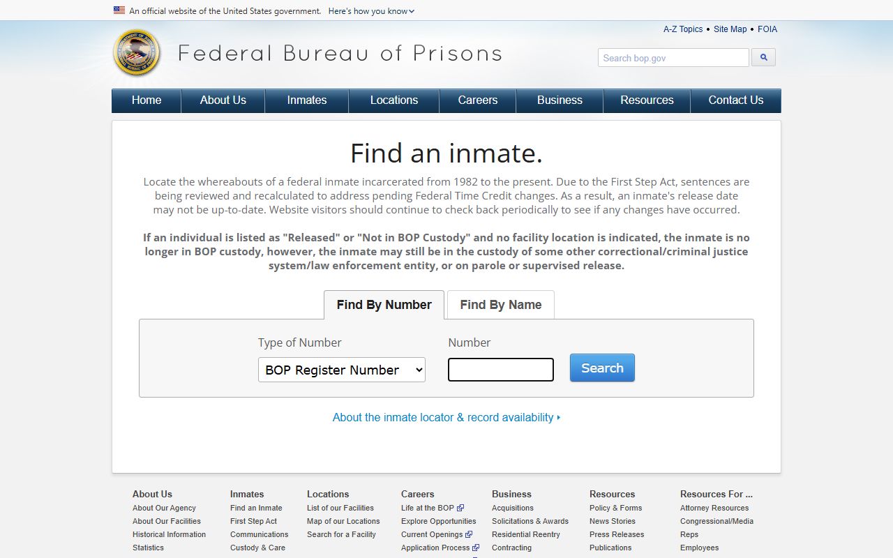 Greene County inmate records federal inmate locator distinction