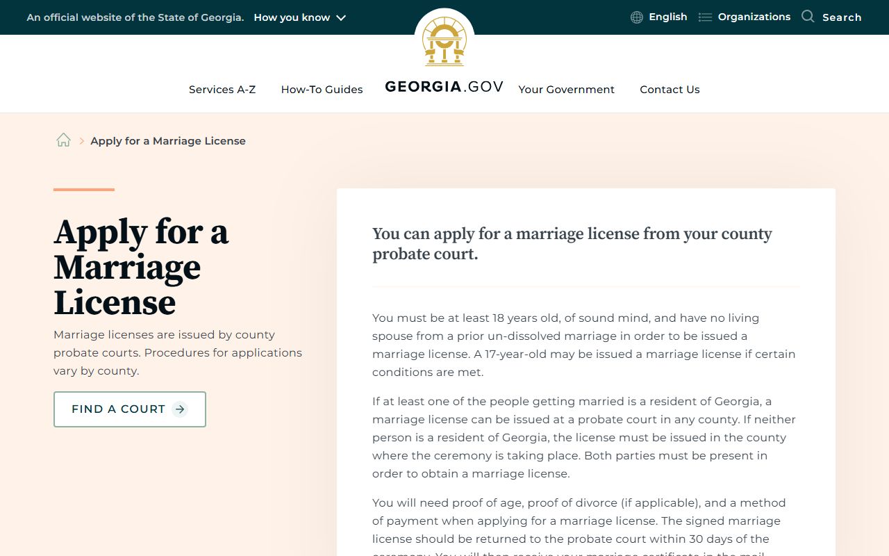 Georgia marriage license guidance for Greene County marriage records